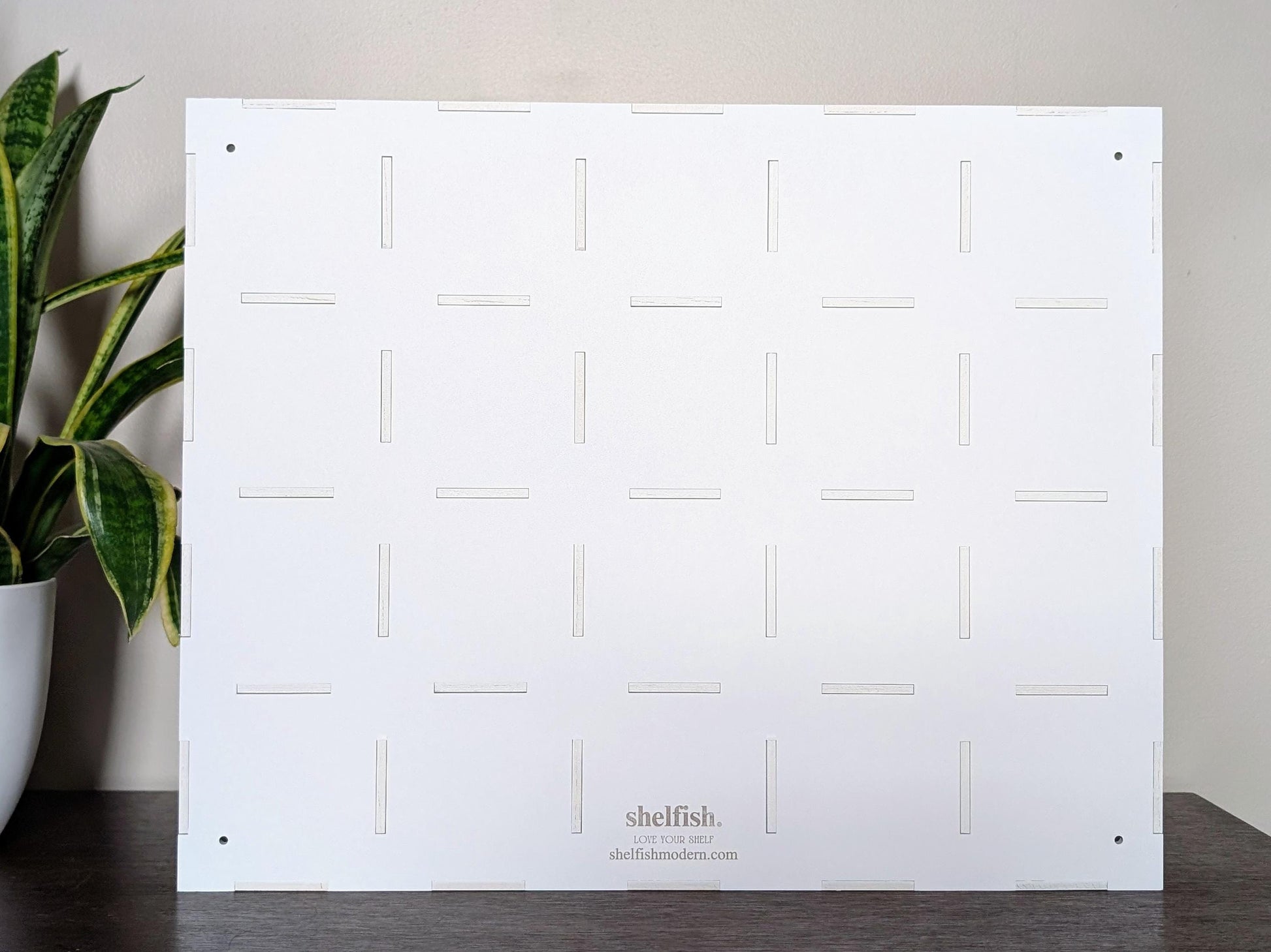 20 Compartment Wooden Display Shelf - 3x3 - Trinket Shelf - Curio Cabinet