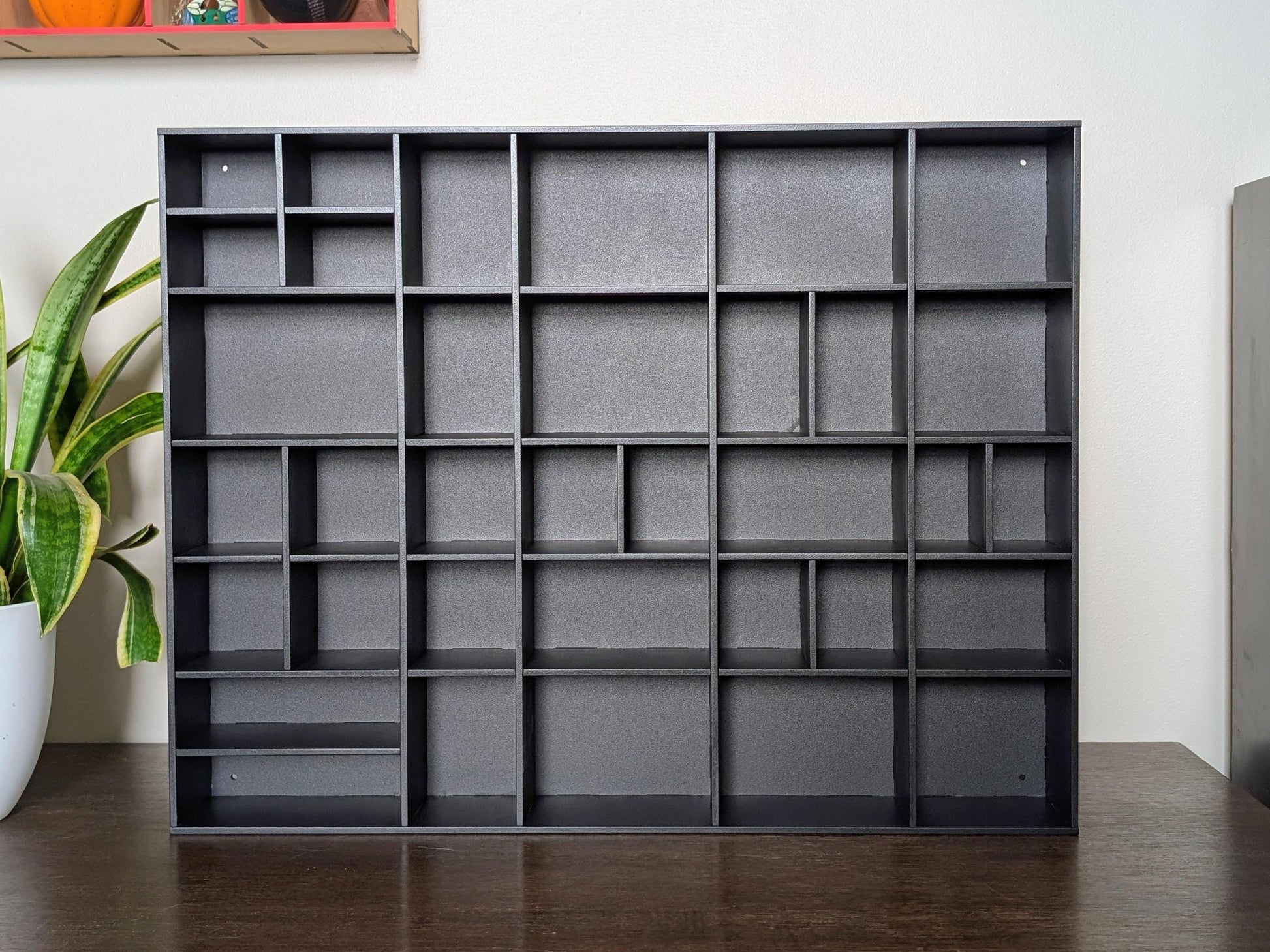 Shadow Box Wooden Display Shelf - Wall Cubby Shelf - Multiple Compartment Sizes - #56 - Trinket Shelf - Curio Cabinet