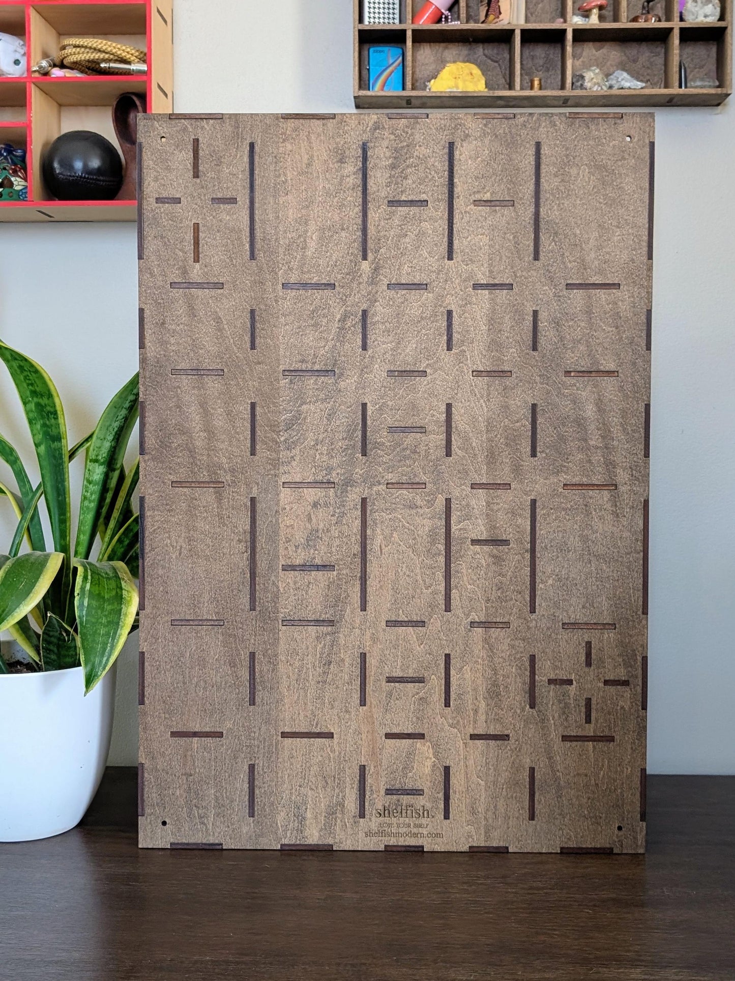 Shadow Box Wooden Display Shelf - Wall Cubby Shelf - Multiple Compartment Sizes - #5 - Trinket Shelf - Curio Cabinet