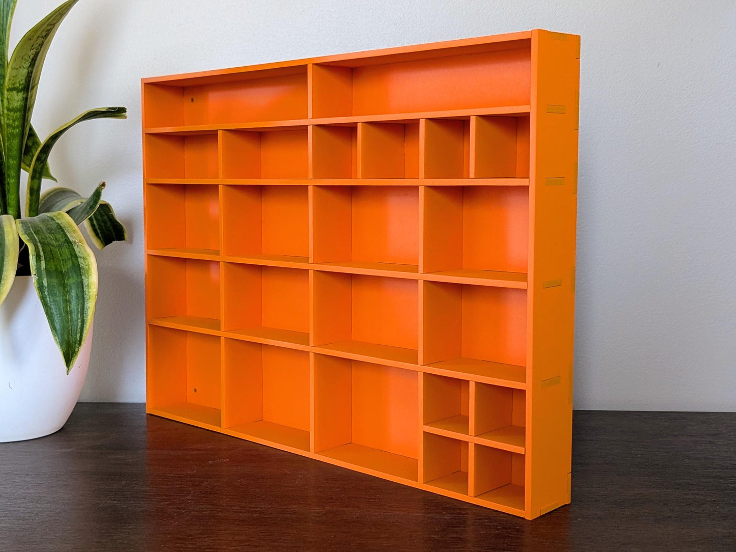 Shadow Box Wooden Display Shelf - Wall Cubby Shelf - Multiple Compartment Sizes - #1 - Trinket Shelf - Curio Cabinet