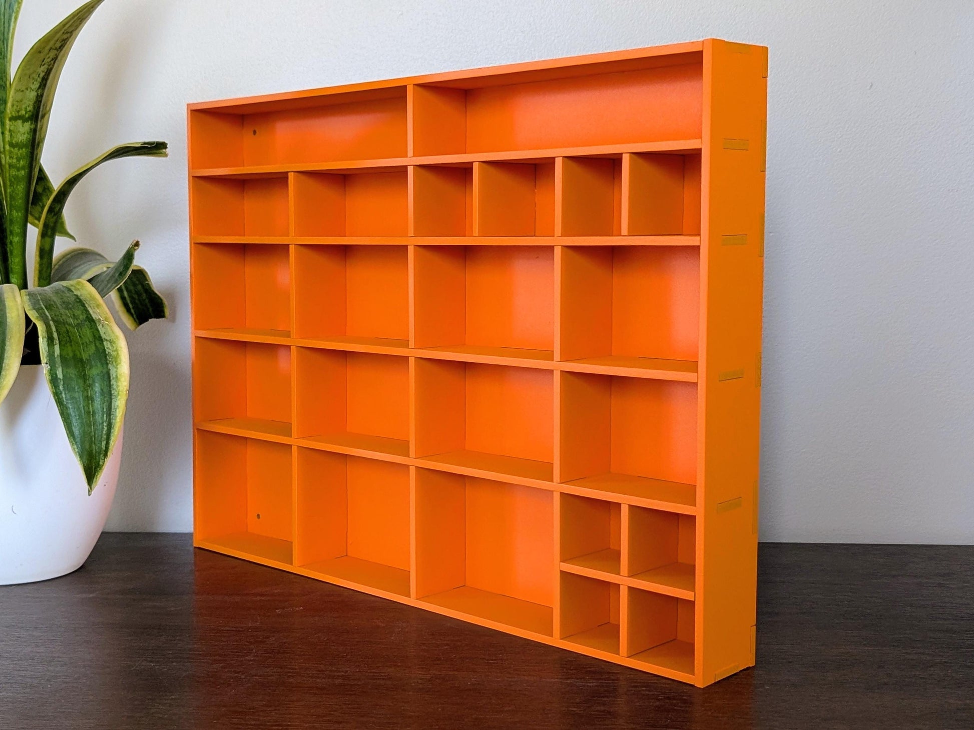 Shadow Box Wooden Display Shelf - Wall Cubby Shelf - Multiple Compartment Sizes - #1 - Trinket Shelf - Curio Cabinet