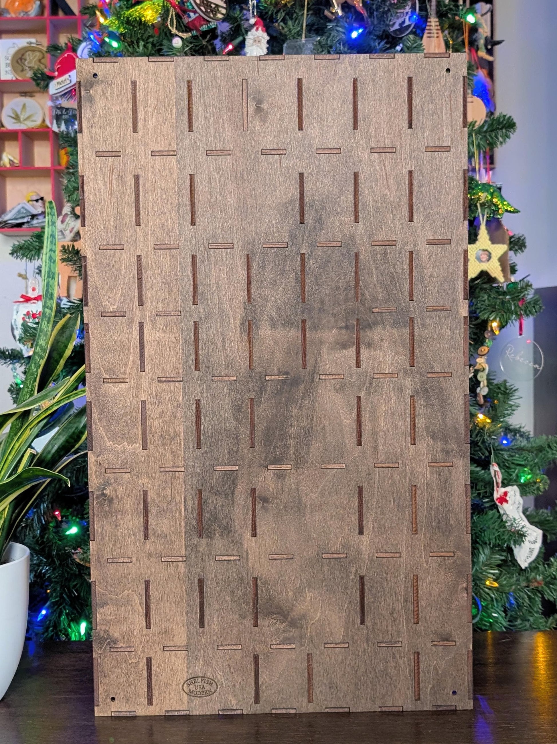 Shadow Box Wooden Display Shelf - Wall Cubby Shelf - Multiple Compartment Sizes - #30 - Trinket Shelf - Curio Cabinet