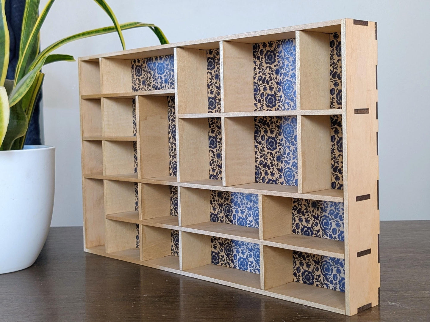 Shadow Box Wooden Display Shelf - Wall Cubby Shelf - Multiple Compartment Sizes - #67 - Trinket Shelf - Curio Cabinet