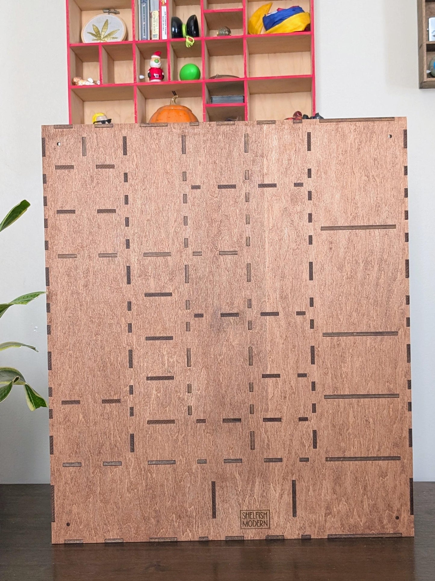 Shadow Box Wooden Display Shelf - Wall Cubby Shelf - Multiple Compartment Sizes - #69 - Trinket Shelf - Curio Cabinet