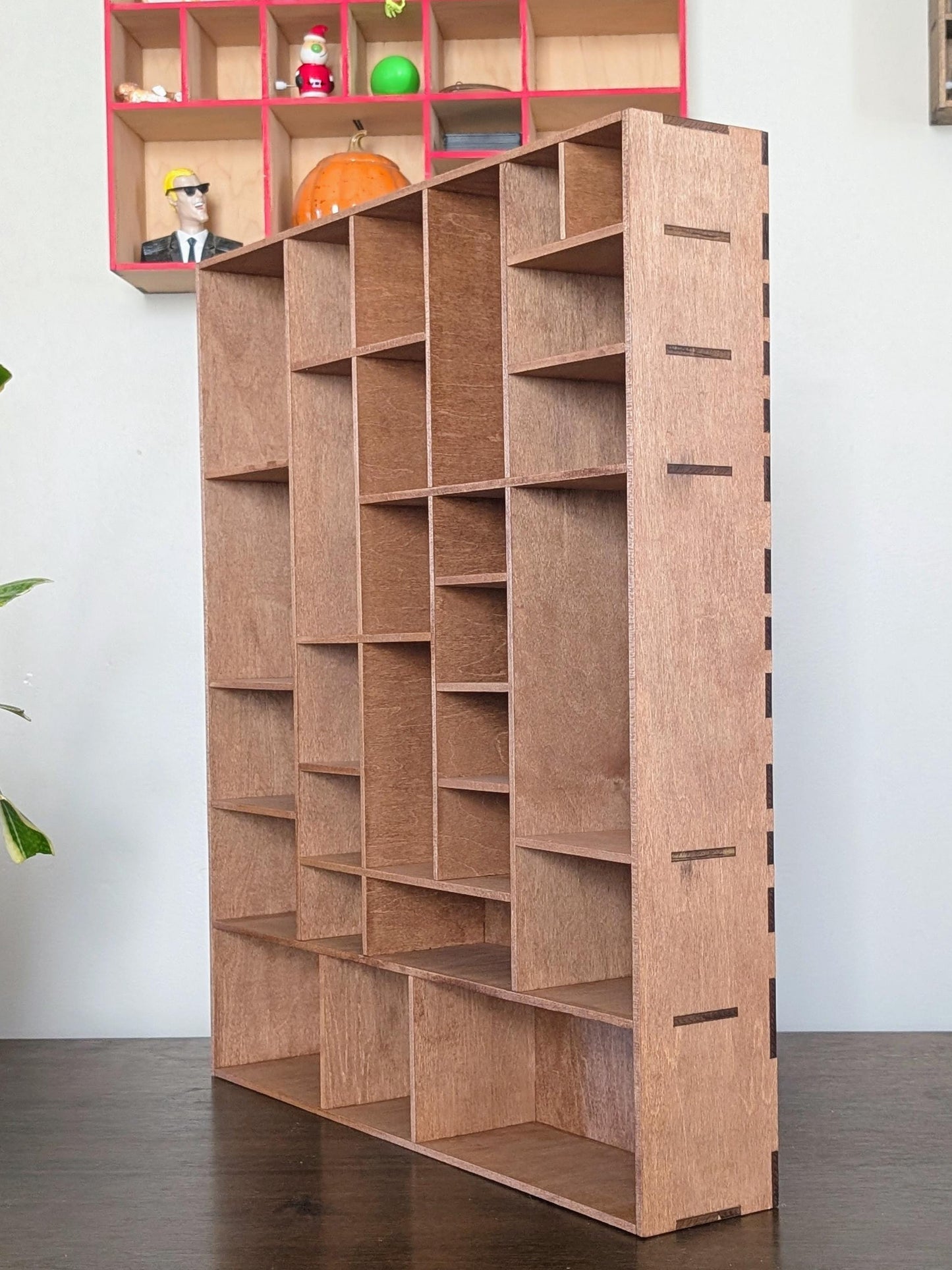 Shadow Box Wooden Display Shelf - Wall Cubby Shelf - Multiple Compartment Sizes - #69 - Trinket Shelf - Curio Cabinet