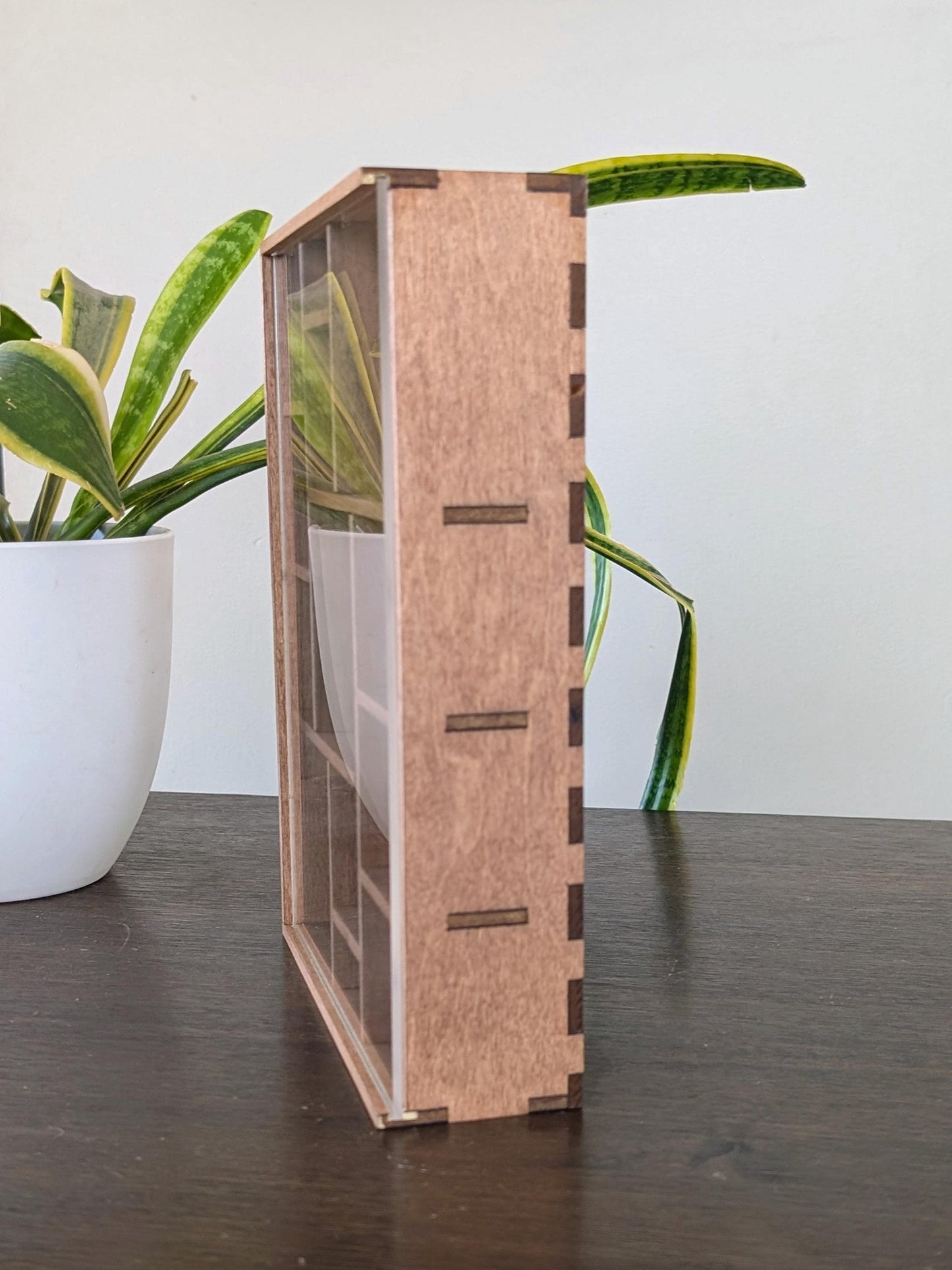 Shadow Box Wooden Display Shelf - Wall Cubby Shelf - Multiple Compartment Sizes - #74 - Trinket Shelf - Curio Cabinet