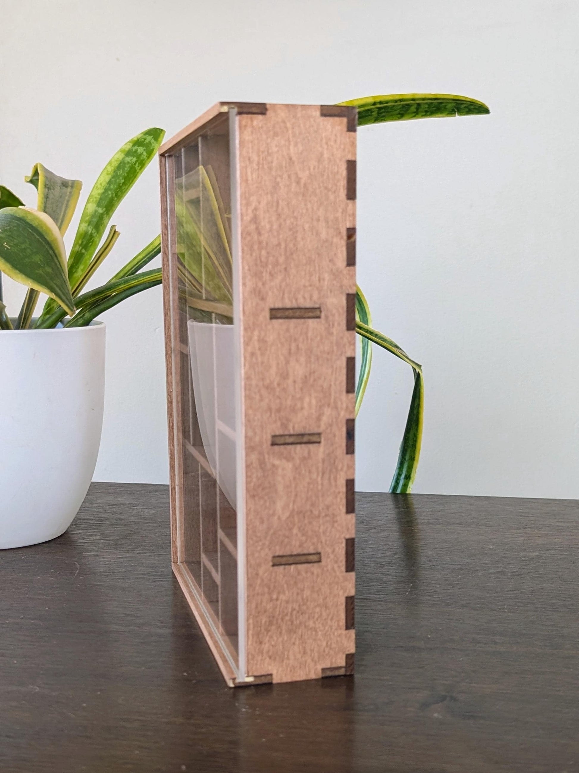 Shadow Box Wooden Display Shelf - Wall Cubby Shelf - Multiple Compartment Sizes - #74 - Trinket Shelf - Curio Cabinet