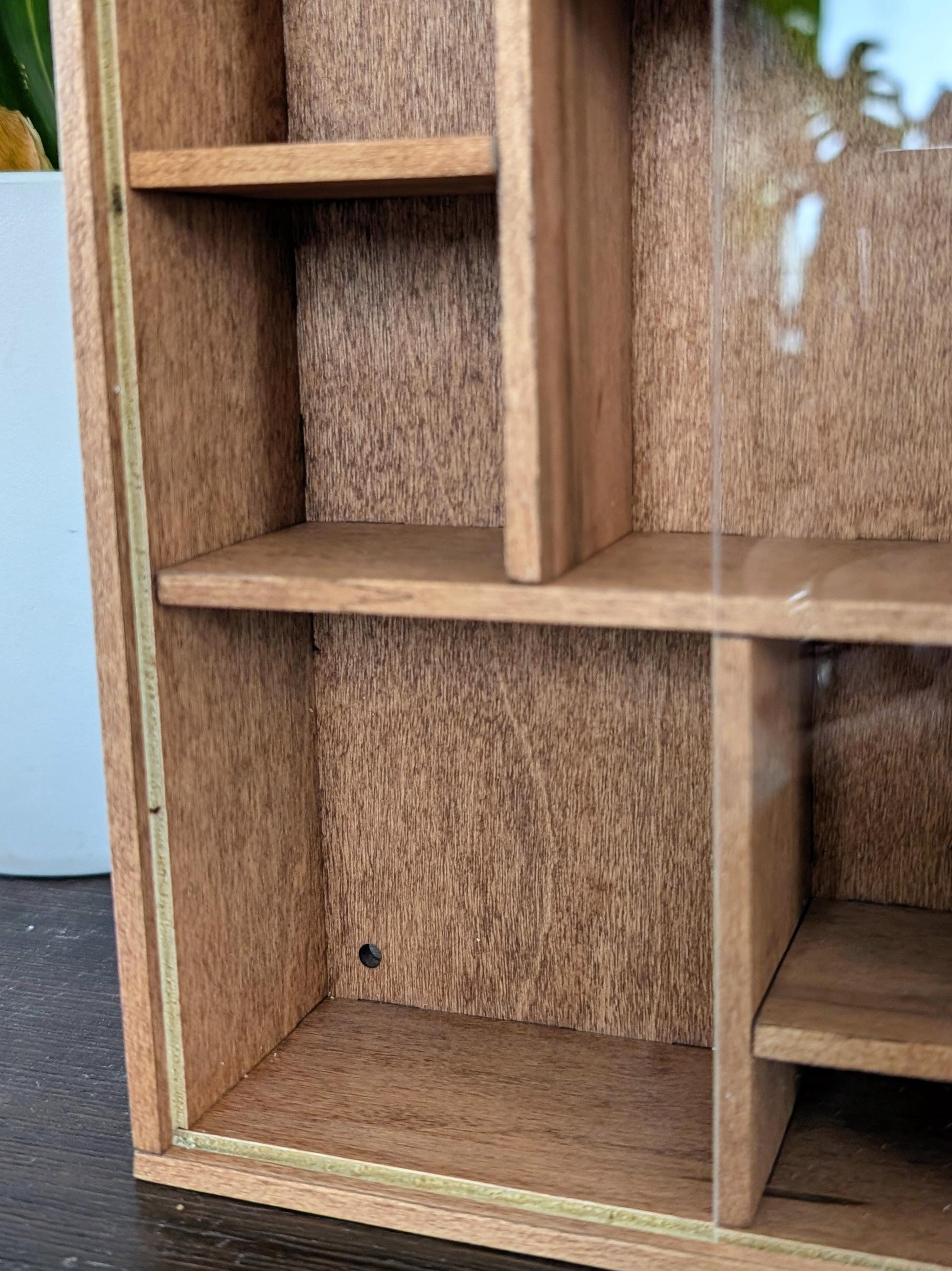 Shadow Box Wooden Display Shelf - Wall Cubby Shelf - Multiple Compartment Sizes - #74 - Trinket Shelf - Curio Cabinet