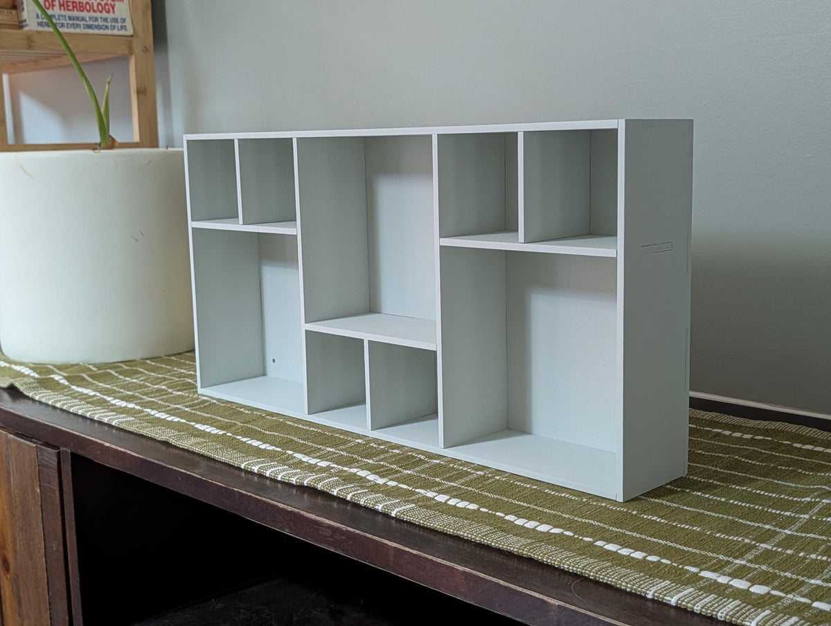 Shadow Box Wooden Display Shelf - Wall Cubby Shelf - Multiple Compartment Sizes - #98 - Trinket Shelf - Curio Cabinet - Medium
