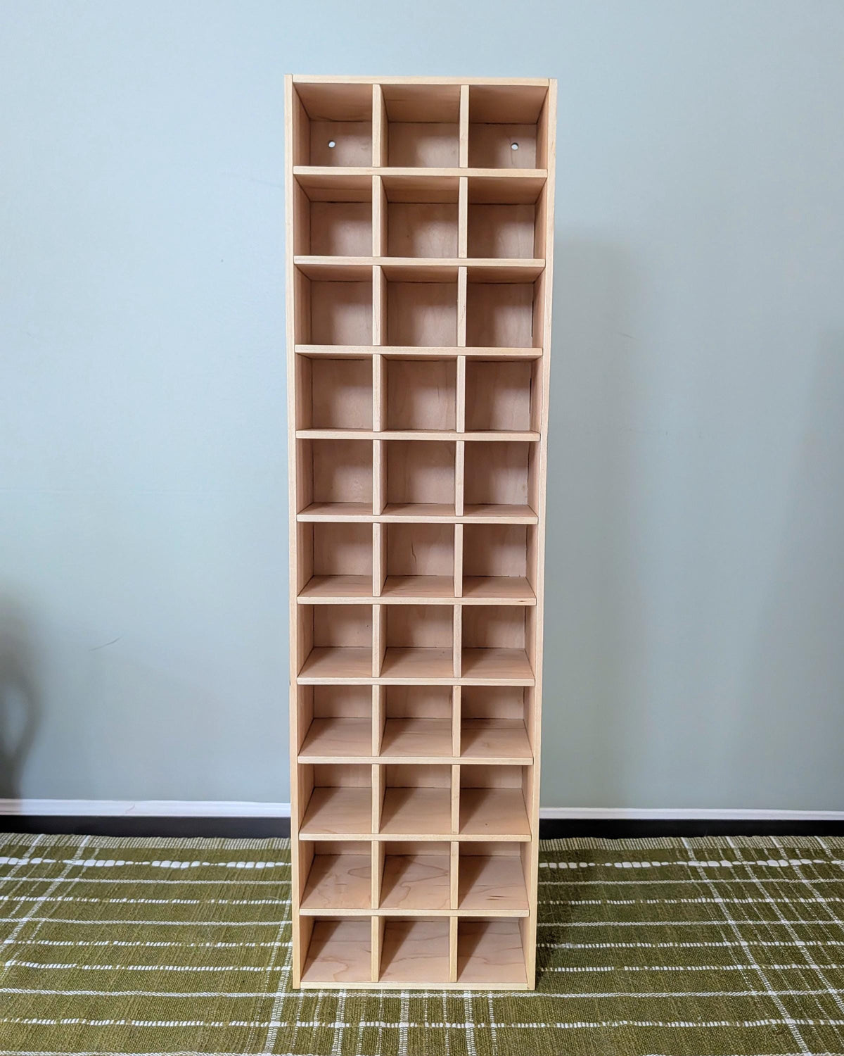 33 Compartment Wooden Display Shelf - 2x2 - Trinket Shelf - Curio Cabinet - Cubic