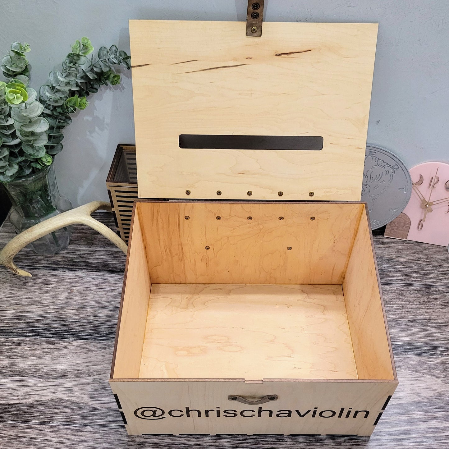 Large QR Code Tip Box - Busking Box - Musician Tip Box - Gig Box - QR Code Payment Sign - Band Tip Box - Qr code tips